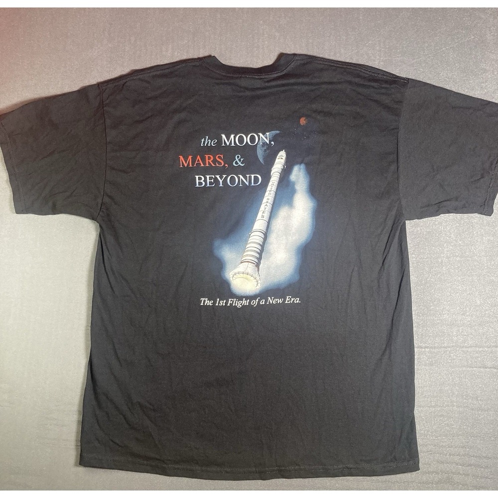Y2K NASA Ares I-X Development Flight Test graphic t-shirt XL